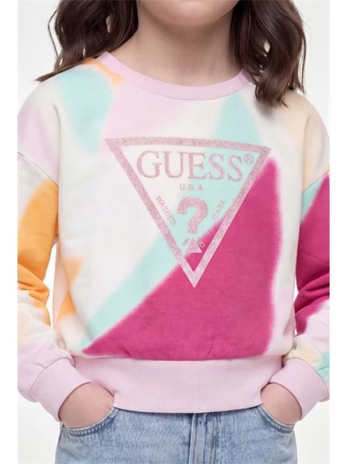 oversize crop ls active top GUESS | J6GQ01 KA6R4P33Y